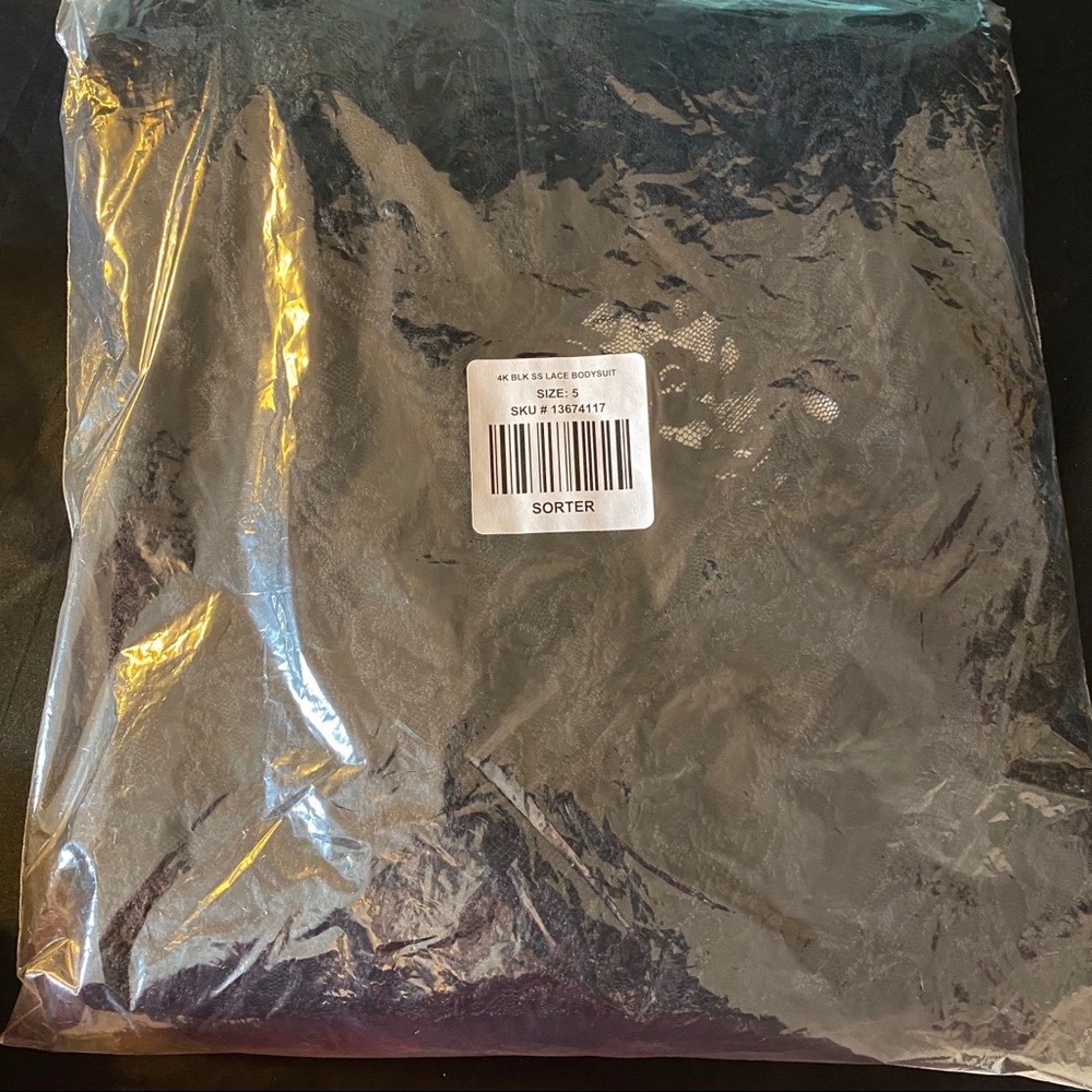 ✨torrid lace high neck short sleeve bodysuit✨ - Picture 5 of 5